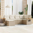 Tuinset met beige materiaal en gepoedercoat staal afmetingen - beige en crèmekleurig / Zonder tafel - Tuinsets