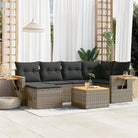 Tuinset met beige materiaal en gepoedercoat staal afmetingen - Grijs / Met tafel - Tuinsets