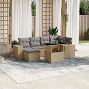Tuinset met beige materiaal en gepoedercoat staal afmetingen - Tuinsets