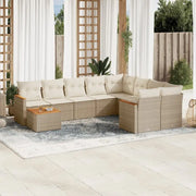 Tuinset met beige materiaal en gepoedercoat staal afmetingen - Tuinsets