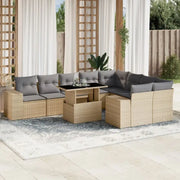 Tuinset met beige materiaal en gepoedercoat staal afmetingen - Tuinsets