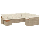 Tuinset met beige materiaal en gepoedercoat staal afmetingen - Tuinsets