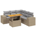 Tuinset met beige materiaal en gepoedercoat staal afmetingen - Tuinsets