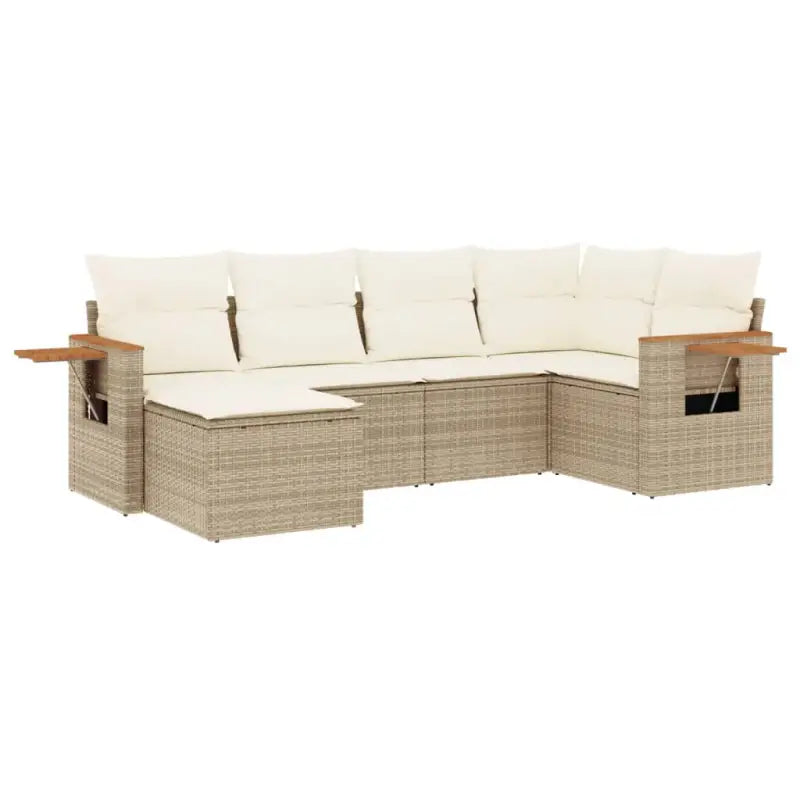 Tuinset met beige materiaal en gepoedercoat staal afmetingen - Tuinsets