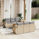 Tuinset met beige materiaal en gepoedercoat staal afmetingen - Tuinsets