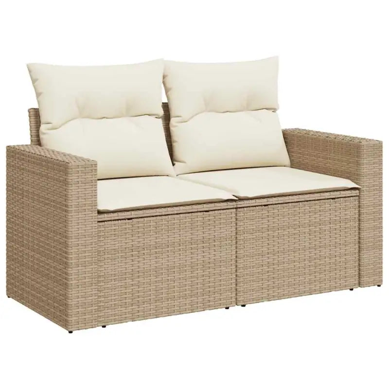 Tuinset met beige materiaal en gepoedercoat staal afmetingen - Tuinsets