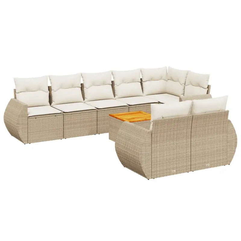 Tuinset met beige materiaal en gepoedercoat staal afmetingen - Tuinsets