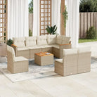 Tuinset met beige materiaal en gepoedercoat staal afmetingen - Tuinsets