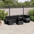 Tuinset met beige materiaal en gepoedercoat staal afmetingen - Zwart / zonder opbergruimte - Tuinsets