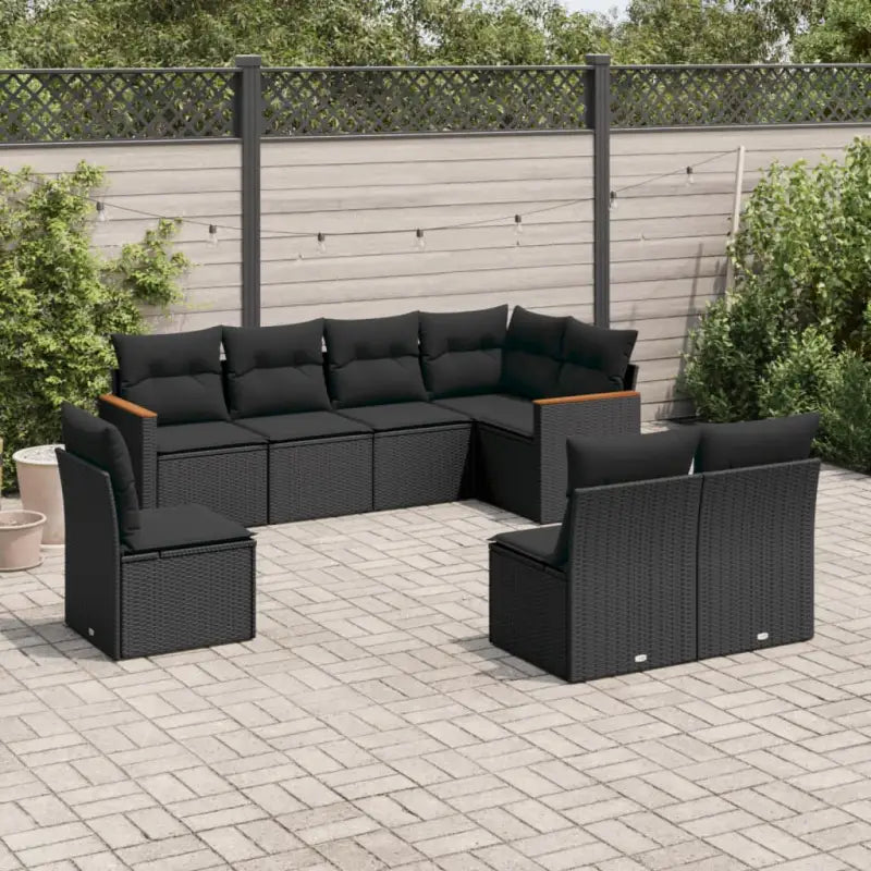 Tuinset met beige materiaal en gepoedercoat staal afmetingen - Zwart / Zonder tafel - Tuinsets