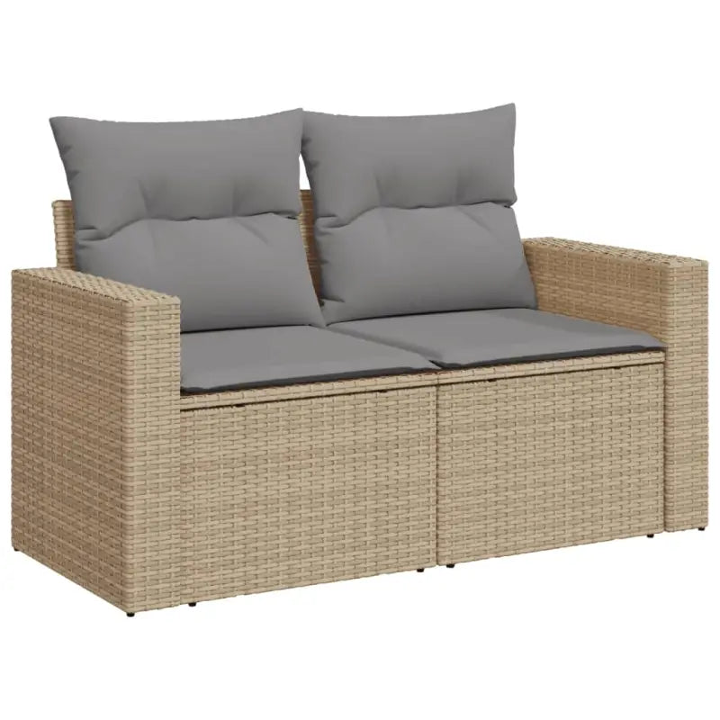 Tuinset met beige materiaal en gepoedercoat staal voor buitengebruik - Tuinsets