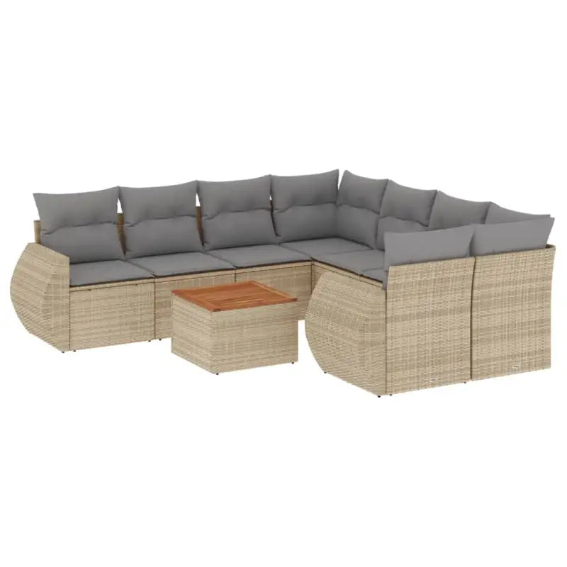 Tuinset met beige materiaal en gepoedercoat staal voor buitengebruik - Tuinsets