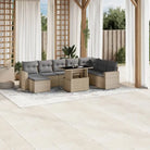 Tuinset met beige materiaal en gepoedercoat staal voor buitengebruik - Tuinsets