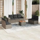 Tuinset met beige materiaal en gepoedercoat staal voor buitenplezier - Grijs - Tuinsets