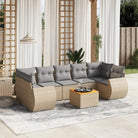 Tuinset met beige materiaal en gepoedercoat staal voor buitenplezier - Tuinsets