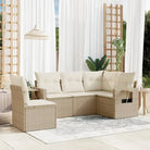 Tuinset met beige materiaal en gepoedercoat staal voor buitenplezier - beige en crèmekleurig / Zonder tafel - Tuinsets
