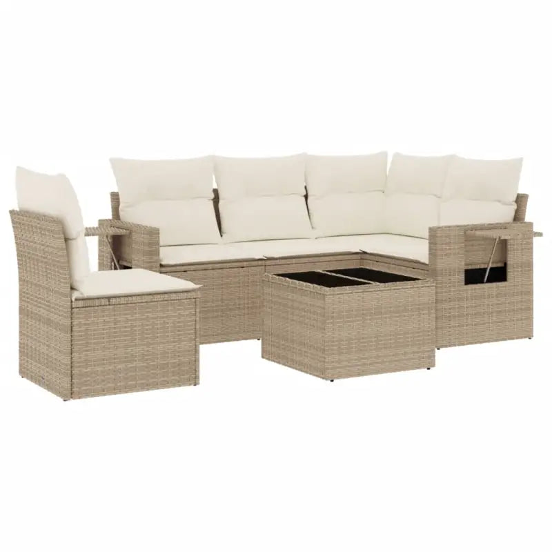 Tuinset met beige materiaal en gepoedercoat staal voor buitenplezier - Tuinsets