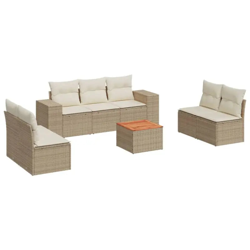 Tuinset met beige materiaal en gepoedercoat staal voor buitenplezier - Tuinsets