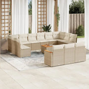 Tuinset met beige materiaal en gepoedercoat staal voor comfortabel buiten genieten - Tuinsets