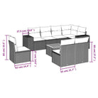 Tuinset met beige materiaal en gepoedercoat staal voor comfortabel buiten zitten - Tuinsets