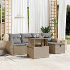 Tuinset met beige materiaal en gepoedercoat staal voor comfortabel buiten genieten - Tuinsets