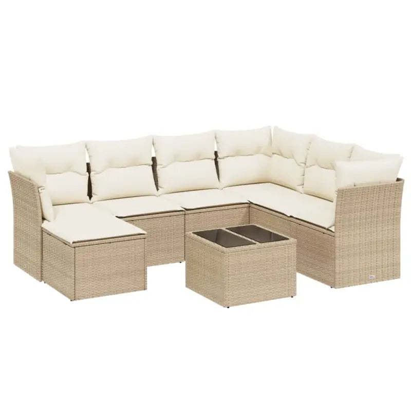 Tuinset met beige materiaal en gepoedercoat staal voor jouw terras - Tuinsets