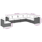 Tuinset met comfortabele zitkussens en optimale diepte zitting - Tuinsets