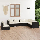 Tuinset met comfortabele zitkussens en optimale diepte zitting - Tuinsets
