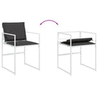 Tuinset met gehard glas en gepoedercoat staal voor buitenplezier - Tuinsets