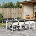 Tuinset met gehard glas en gepoedercoat staal voor buitenplezier - Tuinsets