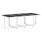 Tuinset met gehard glas en gepoedercoat staal voor buitenplezier - Tuinsets