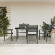 Tuinset met gehard glas en gepoedercoat staal voor elegante buitenruimte - Tuinsets