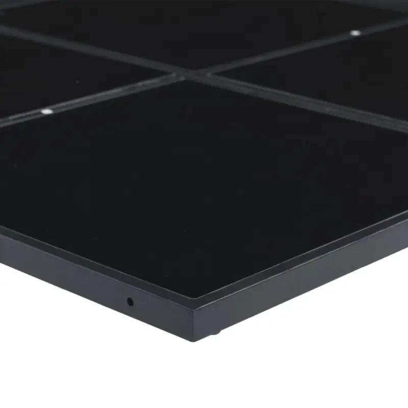 Tuinset met gehard glas en zwart gepoedercoat staal voor buitenplezier - Tuinsets
