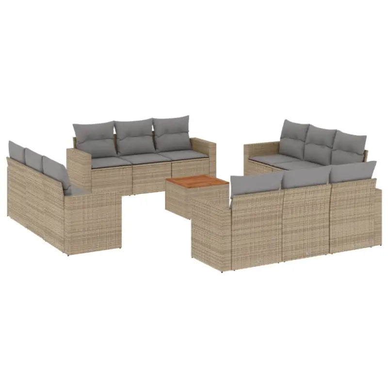 Tuinset met gemengd beige materiaal en waterdichte tas voor buitenruimte - Tuinsets