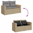 Tuinset met gemengd beige materiaal en waterdichte tas voor buitenruimte - Tuinsets