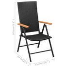 Tuinset met gepoedercoat aluminium en duurzame PE-rattan meubelen - Tuinsets