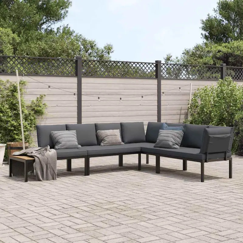 Tuinset met gepoedercoat aluminium en passende afmetingen voor jouw terras - Zonder tafel - Tuinsets