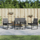 Tuinset met gepoedercoat staal afmetingen voor buitenplezier - Tuinsets