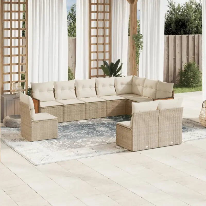 Tuinset met grijs materiaal en gepoedercoat staal voor buitengebruik - beige en crèmekleurig / Zonder tafel - Tuinsets