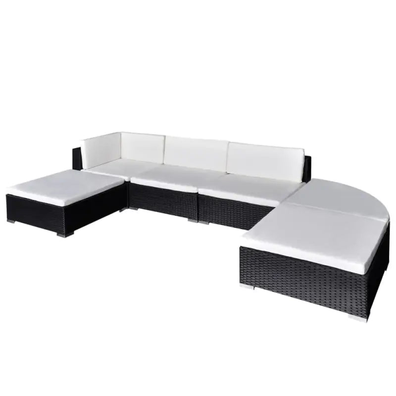 Tuinset met halfrond element voor stijl en functionaliteit in je tuin - Zwart - Tuinsets