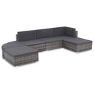 Tuinset met halfrond element voor stijl en functionaliteit in je tuin - Grijs - Tuinsets