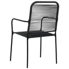 Tuinset met katoenen touw voor een elegante eethoek buiten - Tuinsets