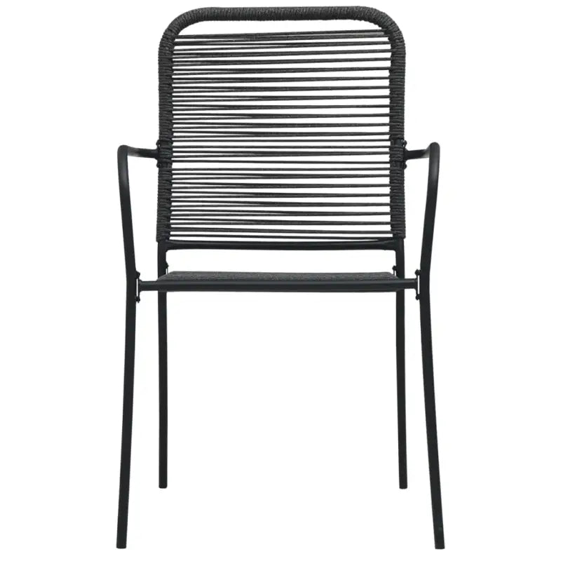 Tuinset met katoenen touw voor een elegante eethoek buiten - Tuinsets