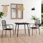 Tuinset met katoenen touw voor elegante eethoeken in tuin en patio - Tuinsets