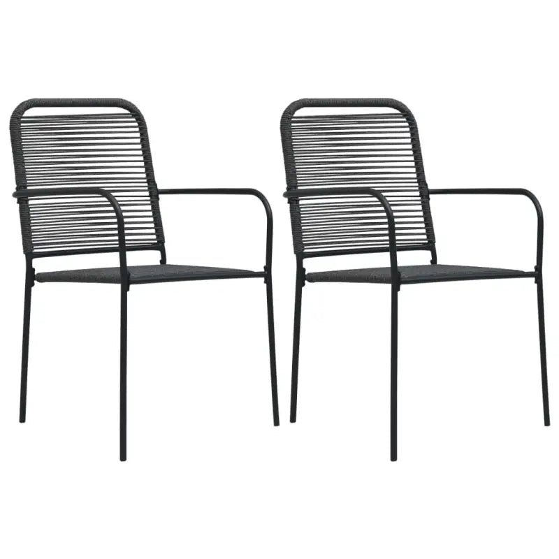 Tuinset met katoenen touw voor elegante eethoeken in tuin en patio - Tuinsets