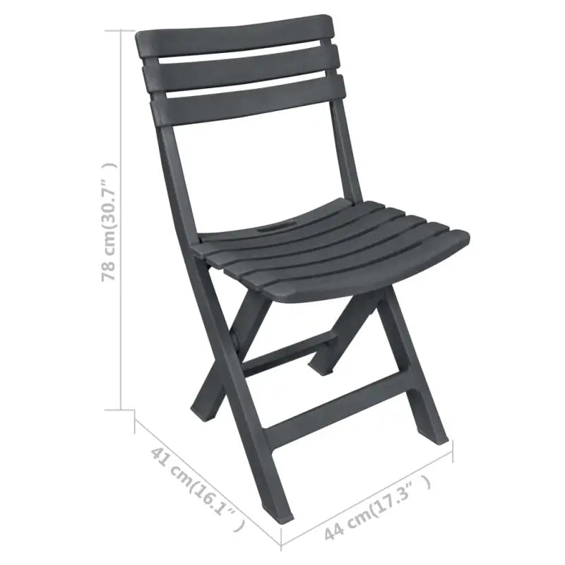 Tuinset met levering bevat duurzame kunststof bistroset voor balkon of terras - Tuinsets
