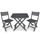 Tuinset met levering bevat duurzame kunststof bistroset voor balkon of terras - Tuinsets