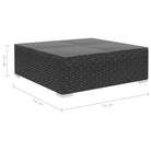 Tuinset met levering bevat stijlvolle rattan loungeset voor het hele jaar - Tuinsets