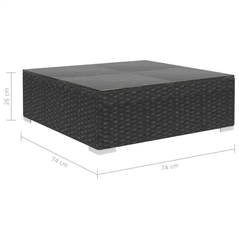 Tuinset met levering bevat stijlvolle rattan loungeset voor het hele jaar - Tuinsets