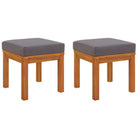 Tuinset met massief acaciahout en olieafwerking voor terras of tuin - Tuinsets